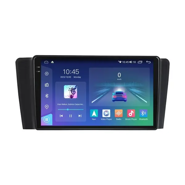 Navigatie dedicata cu Android Volvo V70 II / XC70 I 2000 - 2004, 8GB RAM, Radio GPS Dual Zone, Display 2K QLED 9.5" Touchscreen, Internet Wi-Fi si slot SIM 4G, Bluetooth, MirrorLink, USB
