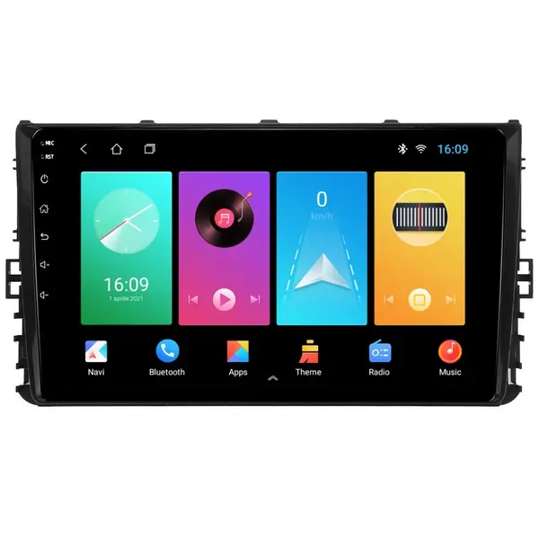 Navigatie dedicata cu Android VW Arteon dupa 2017, 2GB RAM, Radio GPS Dual Zone, Display HD IPS 9" Touchscreen, Internet Wi-Fi, Bluetooth, MirrorLink, USB