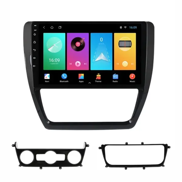 Navigatie dedicata cu Android VW Jetta IV 2011 - 2018, 1GB RAM, Radio GPS Dual Zone, Display HD IPS 10" Touchscreen, Internet Wi-Fi, Bluetooth, MirrorLink, USB