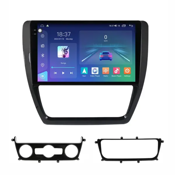 Navigatie dedicata cu Android VW Jetta IV 2011 - 2018, 8GB RAM, Radio GPS Dual Zone, Display 2K QLED 10.36" Touchscreen, Internet Wi-Fi si slot SIM 4G, Bluetooth, MirrorLink, USB