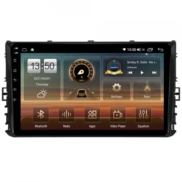 Navigatie dedicata cu Android VW Multivan T6 2020 - 2021, 8GB RAM, Radio GPS Dual Zone, Display HD QLED 9" Touchscreen, Internet Wi-Fi si slot SIM 4G, Bluetooth, MirrorLink, USB