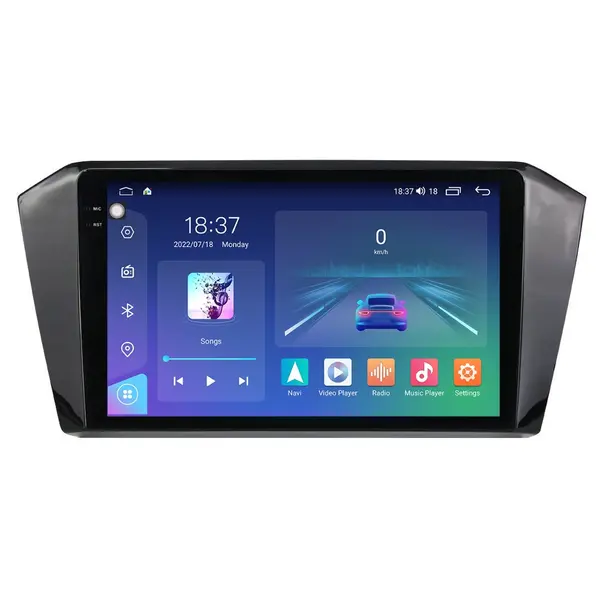Navigatie dedicata cu Android VW Passat B8 dupa 2015, 4GB RAM, Radio GPS Dual Zone, Display 2K QLED 10.36" Touchscreen, Internet Wi-Fi si slot SIM 4G, Bluetooth, MirrorLink, USB