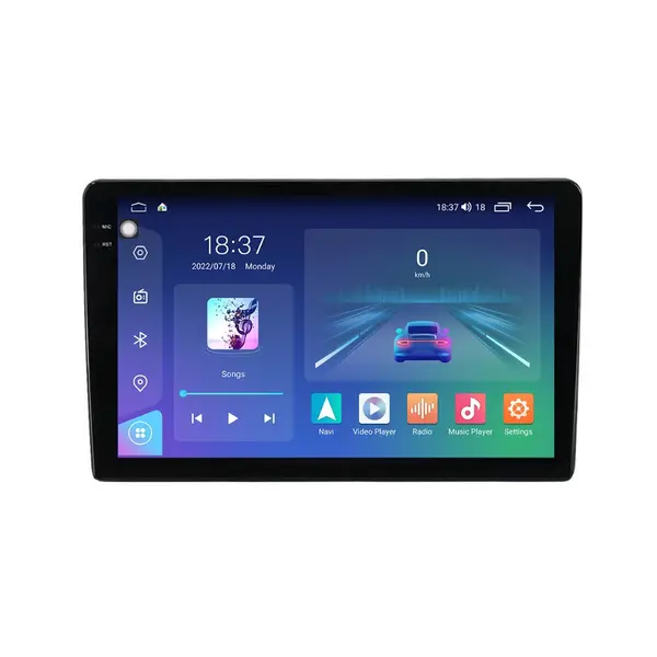 Navigatie dedicata cu Android VW Polo 9N 2001 - 2012, 8GB RAM, Radio GPS Dual Zone, Display 2K QLED 9.5" Touchscreen, Internet Wi-Fi si slot SIM 4G, Bluetooth, MirrorLink, USB