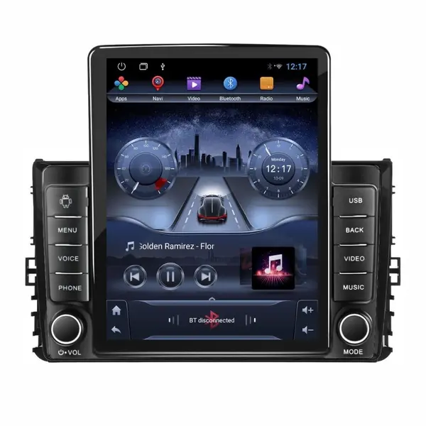 Navigatie dedicata cu Android VW Polo VI dupa 2017, 2GB RAM, Radio GPS Dual Zone, Touchscreen IPS 9.7" HD tip Tesla, Internet Wi-Fi, Bluetooth, MirrorLink, USB