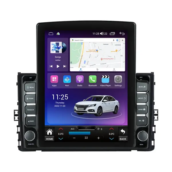 Navigatie dedicata cu Android VW Polo VI dupa 2017, 4GB RAM, Radio GPS Dual Zone, Touchscreen IPS 9.7" HD tip Tesla, Internet Wi-Fi si slot SIM 4G, Bluetooth, MirrorLink, USB