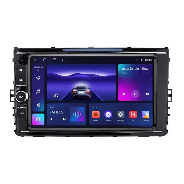 Navigatie dedicata cu Android VW Polo VI dupa 2017, 4GB RAM, Radio GPS Dual Zone, Display HD IPS 9'' Touchscreen, Internet Wi-Fi, Bluetooth, MirrorLink, USB