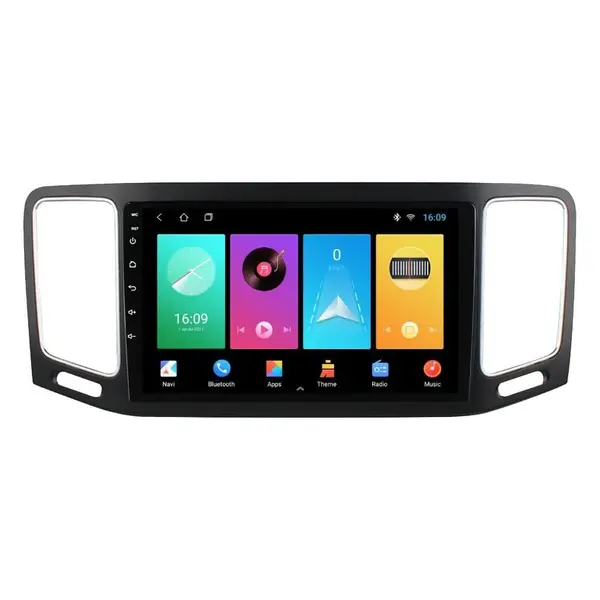 Navigatie dedicata cu Android VW Sharan dupa 2010, 1GB RAM, Radio GPS Dual Zone, Display HD IPS 9'' Touchscreen, Internet Wi-Fi, Bluetooth, MirrorLink, USB