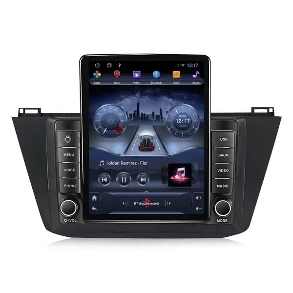 Navigatie dedicata cu Android VW Tiguan II dupa 2016, 2GB RAM, Radio GPS Dual Zone, Touchscreen IPS 9.7" HD tip Tesla, Internet Wi-Fi, Bluetooth, MirrorLink, USB