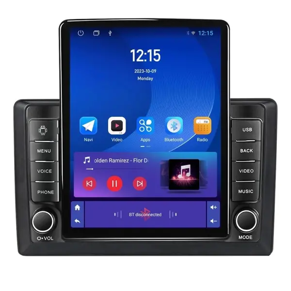Navigatie dedicata cu Android VW Touran 2010 - 2015, 1GB RAM, Radio GPS Dual Zone, Touchscreen IPS 9.7" HD tip Tesla, Internet Wi-Fi, Bluetooth, MirrorLink, USB