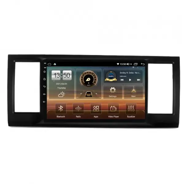 Navigatie dedicata cu Android VW Transporter / Caravelle / Multivan T6 2015 - 2020, 8GB RAM, Radio GPS Dual Zone, Display HD QLED 9" Touchscreen, Internet Wi-Fi si slot SIM 4G, Bluetooth, MirrorLink, USB