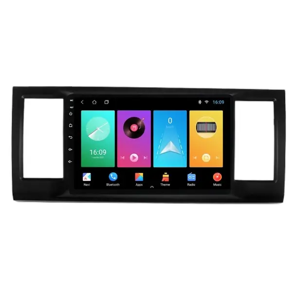 Navigatie dedicata cu Android VW Transporter / Caravelle / Multivan T6 2015 - 2020, 1GB RAM, Radio GPS Dual Zone, Display HD IPS 9" Touchscreen, Internet Wi-Fi, Bluetooth, MirrorLink, USB