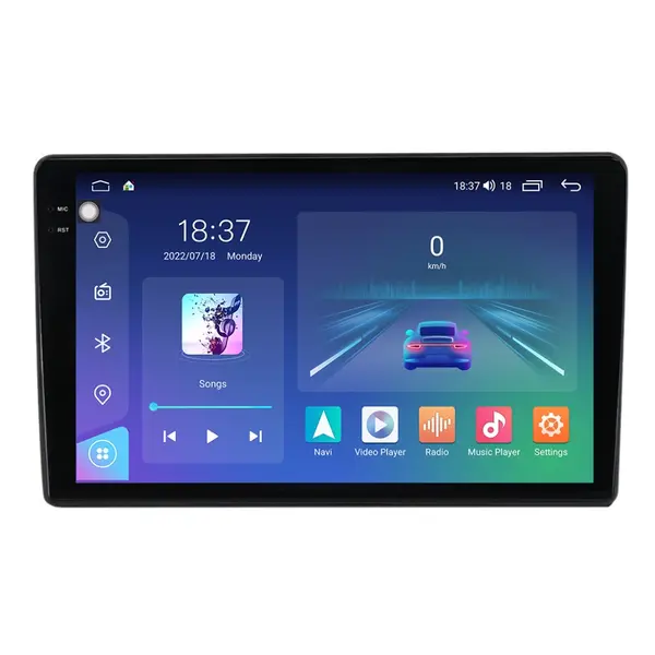 Navigatie dedicata cu Android VW Transporter T5 2010 - 2015, 4GB RAM, Radio GPS Dual Zone, Display 2K QLED 10.36'' Touchscreen, Internet Wi-Fi si slot SIM 4G, Bluetooth, MirrorLink, USB