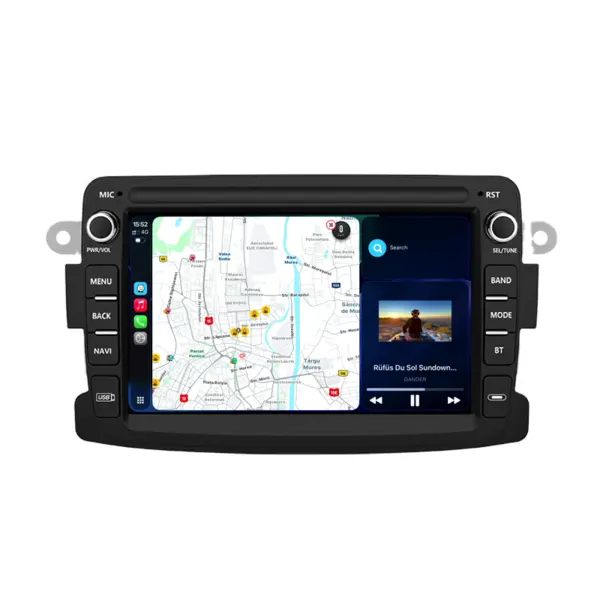 Navigatie Dedicata Dacia Sandero (2010 - 2020), 7 Inch, 2Gb Ram, 32Gb Stocare, Android Auto, Carplay