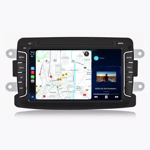 Navigatie Dedicata Dacia Sandero (2010 - 2020), 7 Inch, 4Gb Ram, 32Gb Stocare, Android Auto, Carplay