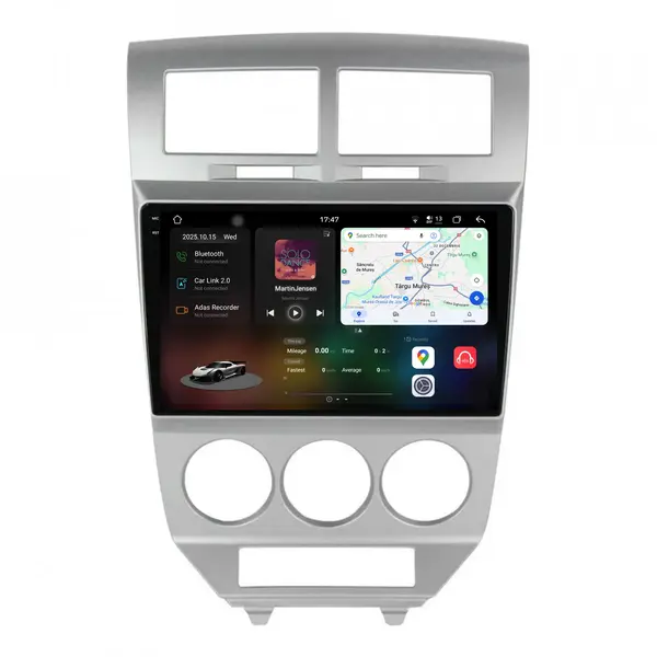 Navigatie Dedicata Dogde Caliber (2006-2010), 2K, 12Gb Ram, 256Gb Stocare, Carplay