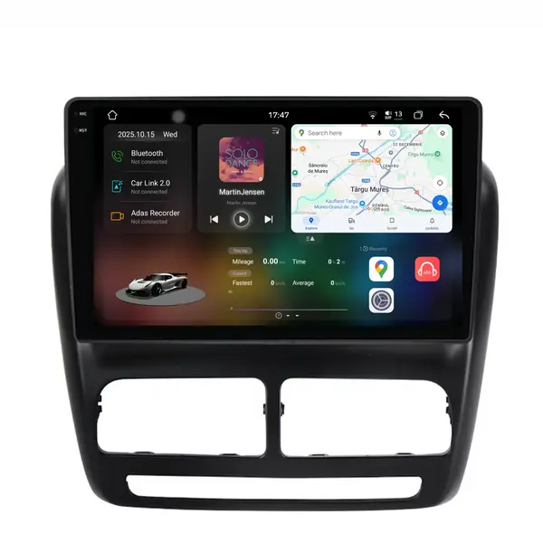 Navigatie Dedicata Fiat Doblo (2010-2015), 2K, 12Gb Ram, 256Gb Stocare, Carplay