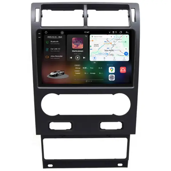 Navigatie Dedicata Ford Mondeo (2000 - 2007), 2K, 12Gb Ram, 256Gb Stocare, Android Auto, Carplay