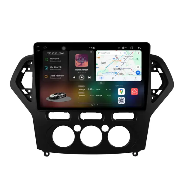 Navigatie Dedicata Ford Mondeo (2007 - 2014), 2K, 12Gb Ram, 256Gb Stocare, Android Auto, Carplay