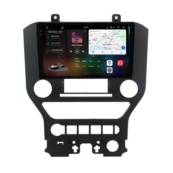 Navigatie Dedicata Ford Mustang (2014-2021), 2K, 12Gb Ram, 256Gb Stocare, Carplay