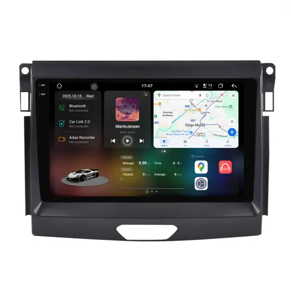 Navigatie Dedicata Ford Ranger (2015-2020), 2K, 12Gb Ram, 256Gb Stocare, Carplay