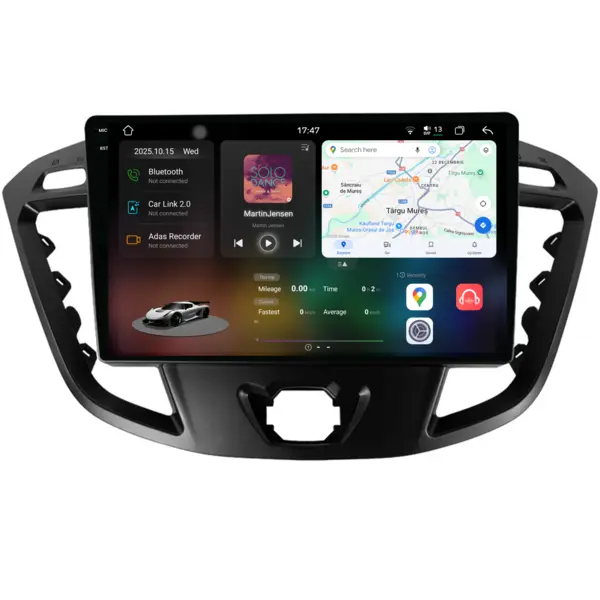 Navigatie Dedicata Ford Transit (2012-2018), 2K, 12Gb Ram, 256Gb Stocare, Carplay