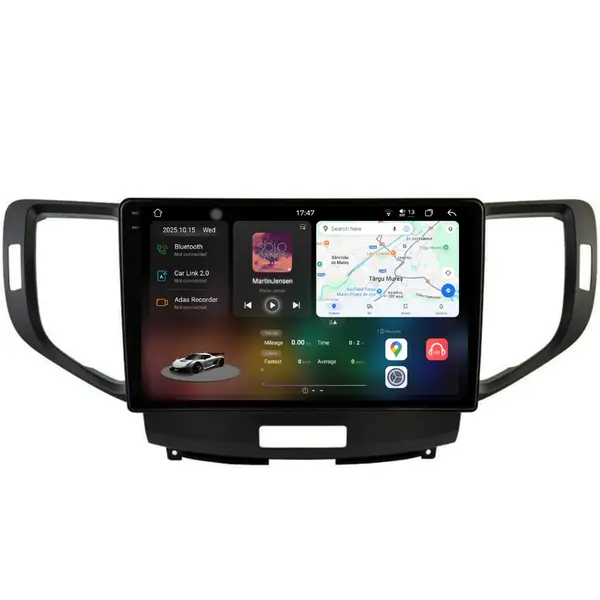 Navigatie Dedicata Honda Accord (2008-2012), 2K, 12Gb Ram, 256Gb Stocare, Carplay