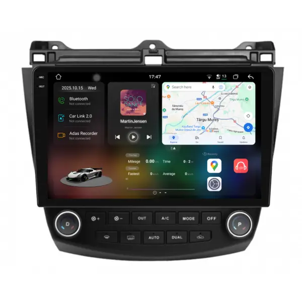 Navigatie Dedicata Honda Accord VII (2003 - 2008), 2K, 12Gb Ram, 256Gb Stocare, Carplay
