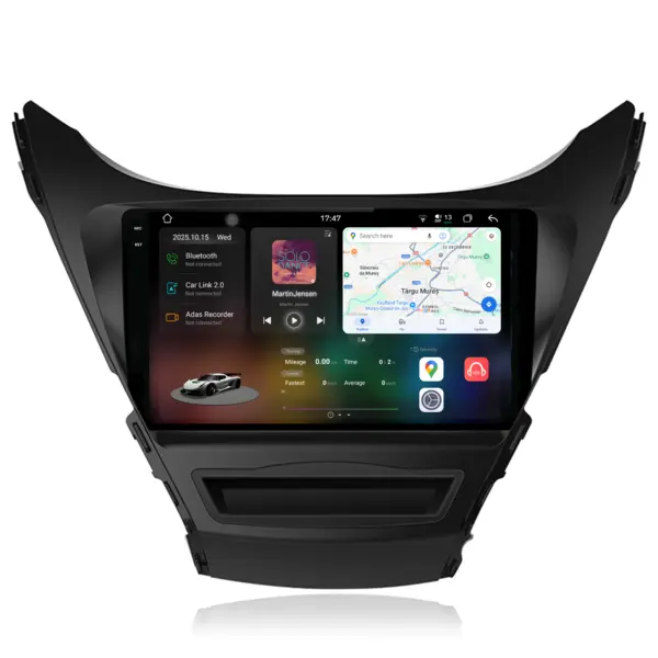 Navigatie Dedicata Hyundai Elantra (2010-2016), 2K, 12Gb Ram, 256Gb Stocare, Carplay