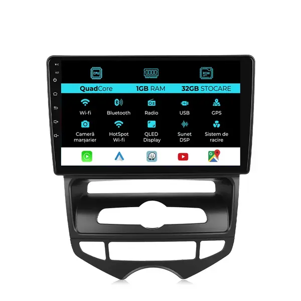 Navigatie Dedicata Hyundai IX20 (2010-2019), 9Inch, 1Gb Ram, 32Gb Stocare, Carplay