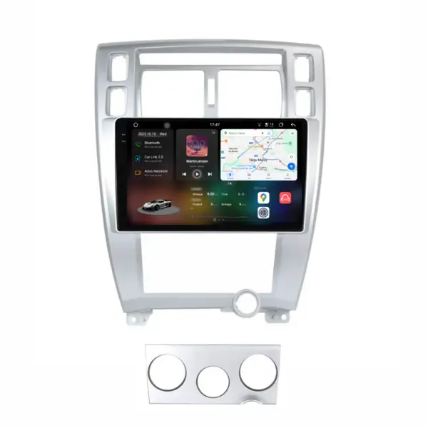 Navigatie Dedicata Hyundai Tucson (2006-2013), 2K, 12Gb Ram, 256Gb Stocare, Carplay