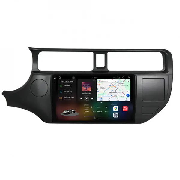 Navigatie Dedicata Kia Rio (2011-2014), 2K, 12Gb Ram, 256Gb Stocare, Android Auto, Carplay