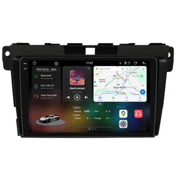 Navigatie Dedicata Mazda CX-7 (2008-2015), 2K, 12Gb Ram, 256Gb Stocare, CarPlay