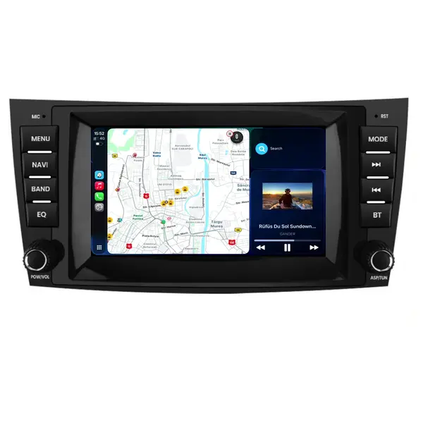 Navigatie Dedicata Mercedes Benz E-Class W211 CLS W219 (2002 - 2008), 7Inch, 6Gb Ram, 128Gb Stocare