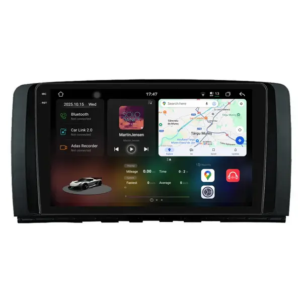 Navigatie Dedicata Mercedes Benz R-Class W254 (2005-2017), 2K, 12Gb Ram, 256Gb Stocare, Carplay