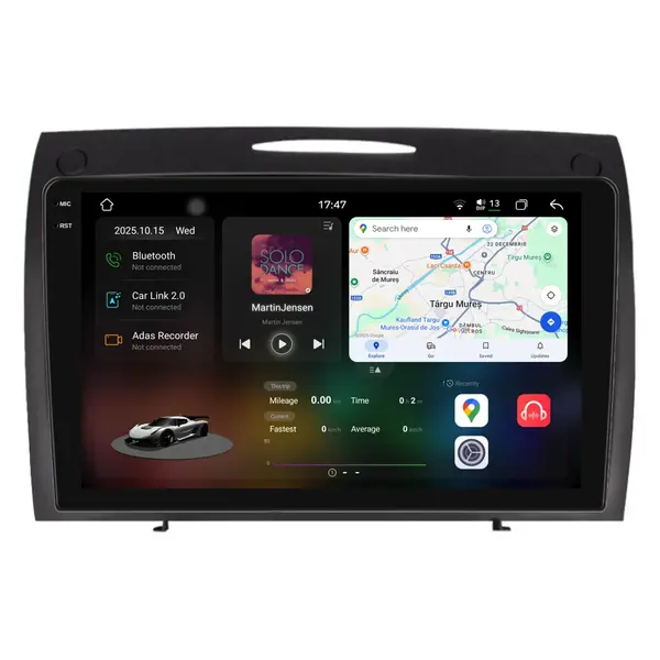 Navigatie Dedicata Mercedes SLK (2004-2011), 2K, 12Gb Ram, 256Gb Stocare, Carplay