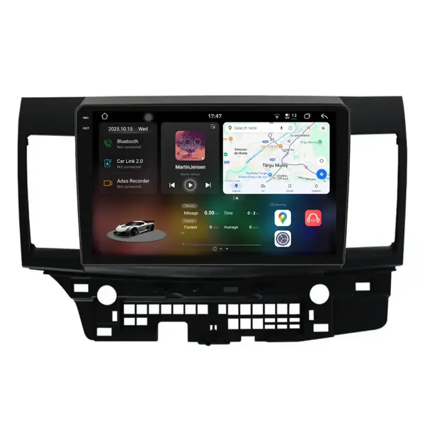 Navigatie Dedicata Mitsubishi Lancer (2007-2013), 2K, 12Gb Ram, 256Gb Stocare, Carplay