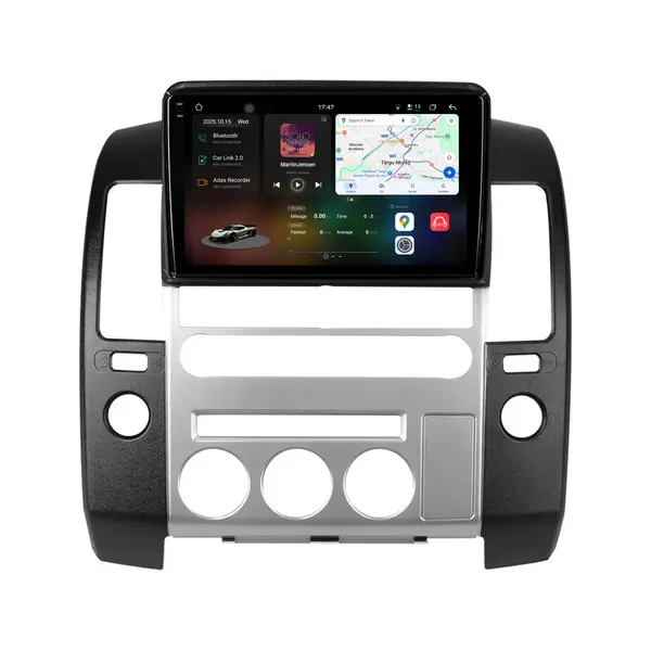 Navigatie Dedicata Nissan Navara (2004 - 2010), 2K, 12Gb Ram, 256Gb Stocare, Android Auto, Carplay