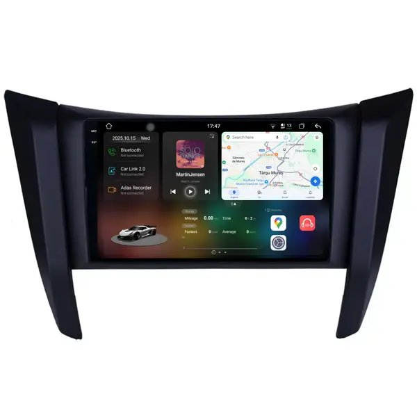 Navigatie Dedicata Nissan Navara (2015 - 2023), 2K, 12Gb Ram, 256Gb Stocare, Android Auto, Carplay