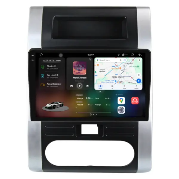 Navigatie Dedicata Nissan X-Trail T31 (2006 - 2012), 2K, 12Gb Ram, 256Gb Stocare, Android Auto, Carplay
