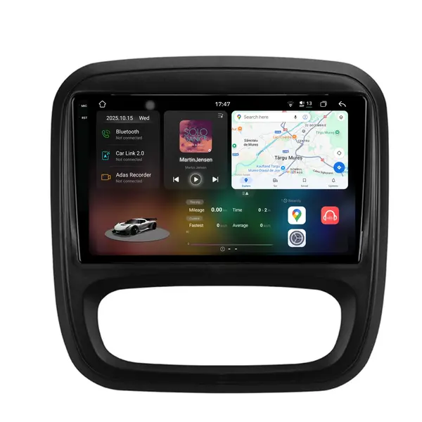 Navigatie Dedicata Opel Vivaro (2006 - 2014), 2K, 12Gb Ram, 256Gb Stocare, Android Auto, Carplay