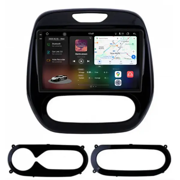 Navigatie Dedicata Renault Captur (2013-2020), 2K, 12Gb Ram, 256Gb Stocare, CarPlay