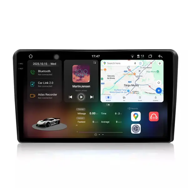 Navigatie Dedicata Renault Express (2021-2025), 2K, 12Gb Ram, 256Gb Stocare, Carplay