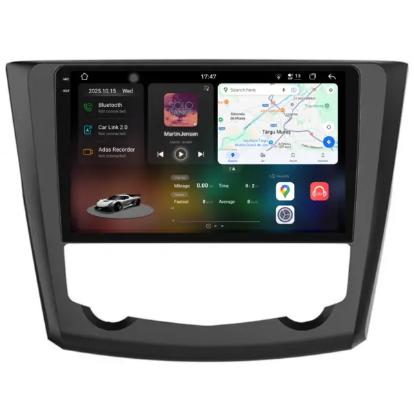 Navigatie Dedicata Renault Kadjar (2015 - 2017), 2K, 12Gb Ram, 256Gb Stocare, Android Auto, Carplay