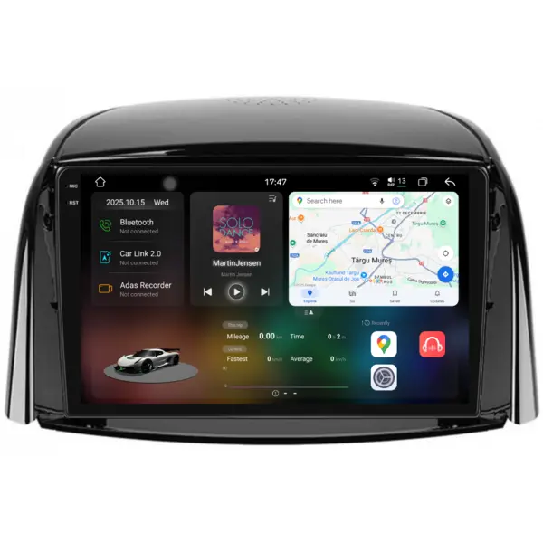 Navigatie Dedicata Renault Koleos (2008-2016), 2K, 12Gb Ram, 256Gb Stocare, Carplay