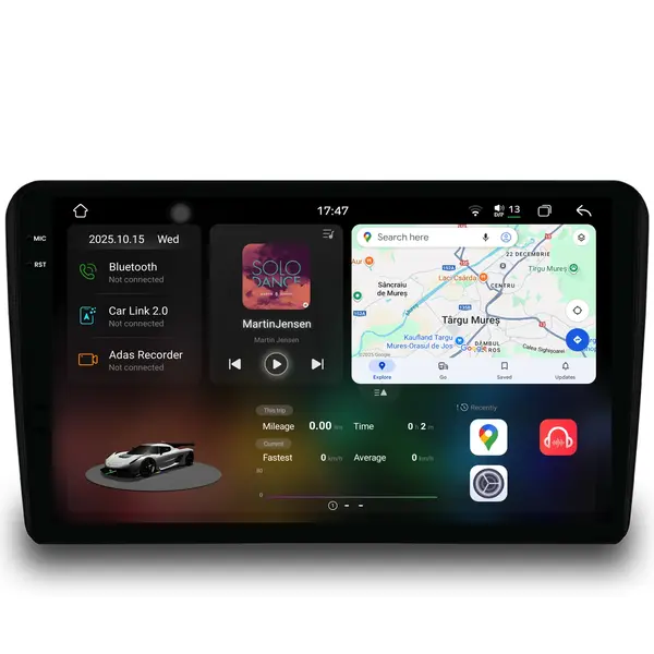 Navigatie Dedicata Renault Trafic (2004-2014), 2K, 12Gb Ram, 256Gb Stocare, Carplay