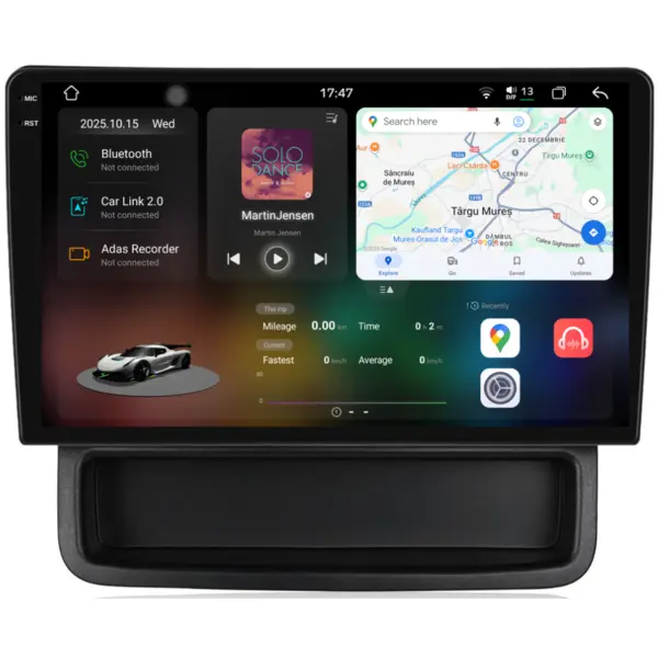 Navigatie Dedicata Renault Trafic (2010-2014), 2K, 12Gb Ram, 256Gb Stocare, Carplay