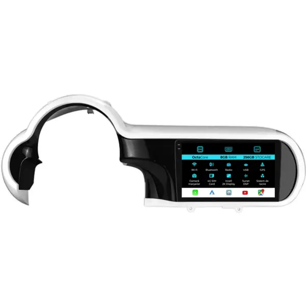 Navigatie Dedicata Renault Twingo (2014-2024), 2K, 8Gb Ram, 256Gb Stocare, Carplay