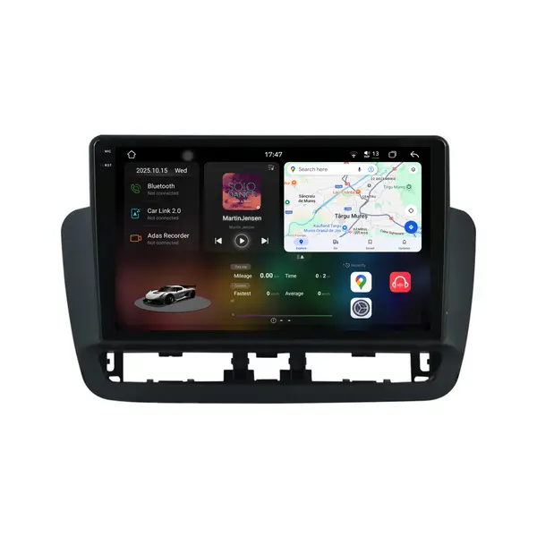 Navigatie Dedicata Seat Ibiza (2014 - 2017), 2K, 12Gb Ram, 256Gb Stocare, Android Auto, Carplay