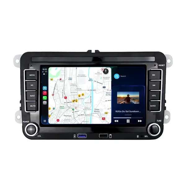 Navigatie Dedicata Skoda, 7Inch, 8Gb Ram, 128Gb stocare, Apple Carplay Android Auto