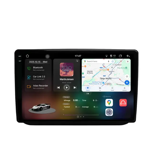 Navigatie Dedicata Skoda Fabia (2007-2014), 2K, 12Gb Ram, 256Gb Stocare, Carplay